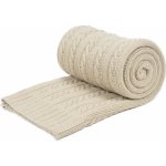 Wooline Pletená deka Olivia pískově hnědá Australské Merino 130x170 – Hledejceny.cz