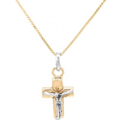 Beny Jewellery Zlatý Kříž s Ježíšem Kristem 7151441