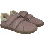 Bartek polobotky 8600355 kožené barefoot boty na suchý zip fialové – Zboží Dáma