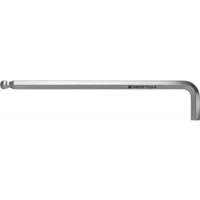 PB Swiss Tools 212.L 10 Zástrčný klíč inbus 10 mm kulová hlava, dlouhý, DIN 911L, chromovaný