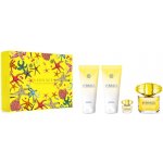 Versace Yellow Diamond EDT 90 ml + EDT 5 ml + sprchový gel 100 ml + tělové mléko 100 ml dárková sada – Hledejceny.cz