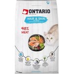 Ontario Cat Hair & Skin Salmon 6,5 kg – Zbozi.Blesk.cz