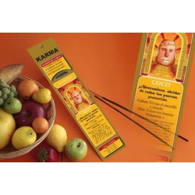 Karma Vonné tyčinky magické Eleggua Kokos 16 ks 26 g – Hledejceny.cz