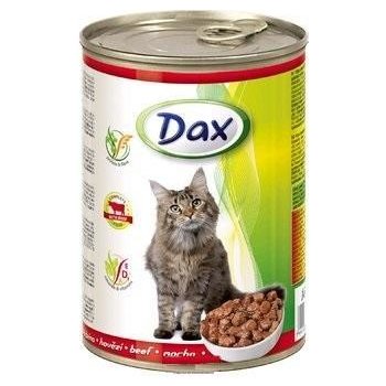 Dax kousky Cat HOVĚZÍ 415 g