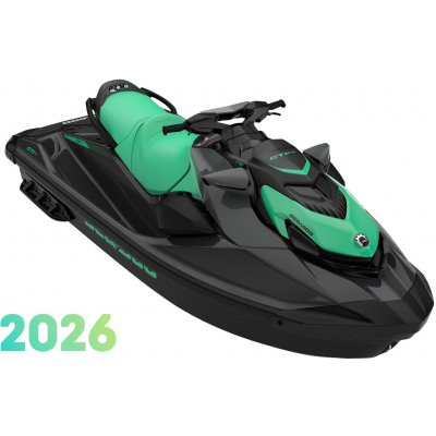 Skútr vodní Sea-Doo GTI SE 3-up 170hp iDF Audio černo-zelený DEMO – Hledejceny.cz