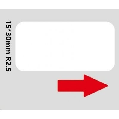 Niimbot A2A68601301 15x30 mm 195 ks bílé samolepicí štítky – Hledejceny.cz