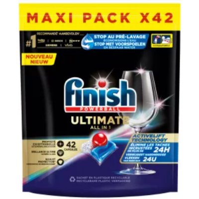 Finish Power Ultimate All in1 kapsle do myčky 42 ks – Hledejceny.cz