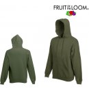 Fruit of the Loom HOODED SWEAT Classic Olive