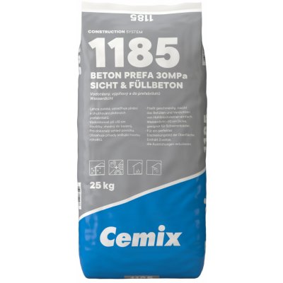 Cemix 1850 Beton C25/30 25 kg – Zboží Mobilmania