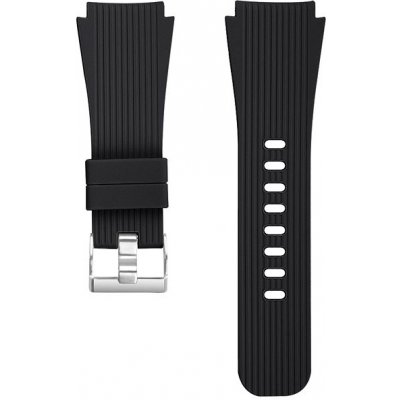 Eternico Essential Vertical Grain Silver Buckle universal Quick Release 22mm černý AET-SMQRVEG25B-22 – Zboží Živě