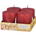 Nohel Garden Svíčky adventní rustikální metalická d6x7cm 4ks – Hledejceny.cz