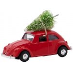 House Doctor Vánoční autíčko Mini Xmas Car Red červená barva kov – Sleviste.cz