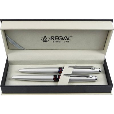 Regal kuličkové pero + roller Mercurius stříbrná 475553 – Zboží Živě