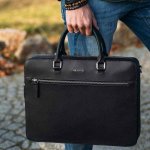 Valmio pánská taška z pravé kůže Kauri black – Zboží Dáma