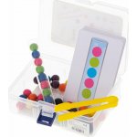 Montessori Vzdělávací puzzle - barevné kuličky – Sleviste.cz