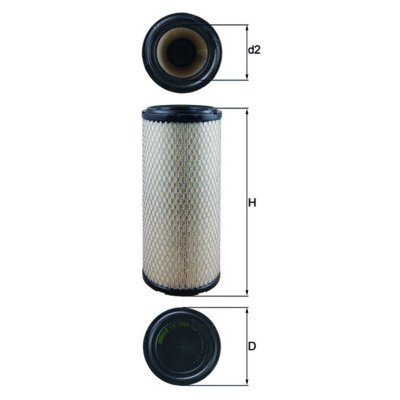 MAHLE ORIGINAL Vzduchový filtr LX2959 – Hledejceny.cz