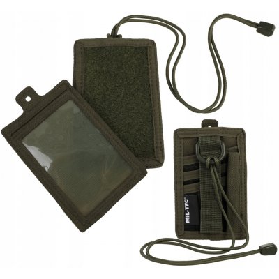 Mil-Tec Pouzdro ID na doklady se suchým zipem zelené – Zboží Živě