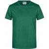 Pánské Tričko Pánské tričko Basic 180 JN790 Zelená Irská