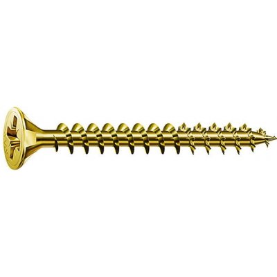 Spax Yellox Univerzální vrut, ø 4,5 × 80 mm, PZ2, zápustná hlava, 50 ks 4081020450807 – Hledejceny.cz