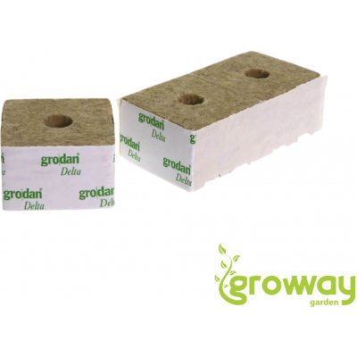 Grodan Pěstební kostka velká 100 x 100 x 65 mm s malou dírou 1 ks – Zboží Mobilmania