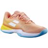 Dámské tenisové boty Babolat Jet Mach 3 AC Women Coral / Gold Fusion