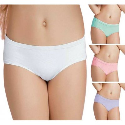 Jadea dětské bavlněné kalhotky MARINA /4ks bílá šeříková růžová zelená menta – Zboží Dáma