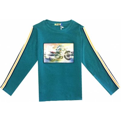 Kugo S3139 Chlapecký svetr zelená – Zboží Dáma