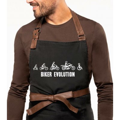 Kariban HobbyTriko Zástěra na vaření EXCLUSIVE Biker evolution Černošedá – Hledejceny.cz