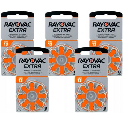 Rayovac EXTRA 13 PR48 pro sluchadla, 40 ks – Hledejceny.cz