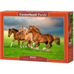 Castorland Koně v jarním spěchu 500 dílků – Zboží Dáma