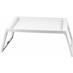 Dihome DI4462 Servírovací stolek do postele plastový 54 4x35 7x26 3cm bílá – Zboží Dáma