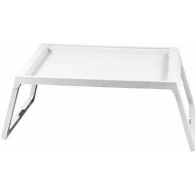 Dihome DI4462 Servírovací stolek do postele plastový 54 4x35 7x26 3cm bílá – Zboží Dáma