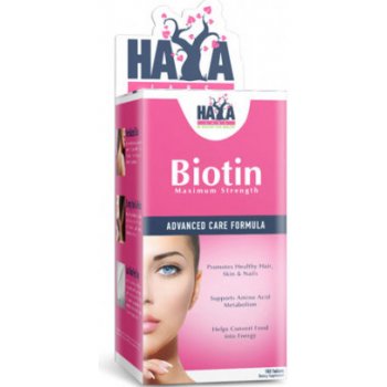 Haya labs Biotin Maximum 10,000 mcg 100 kapslí