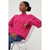 Dámský svetr a pulovr Answear Lab Vlněný svetr hřejivý 30063 TWK růžová