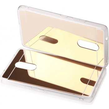 Pouzdro Jelly Case Lenovo K6 NOTE - MIRROR - zlaté