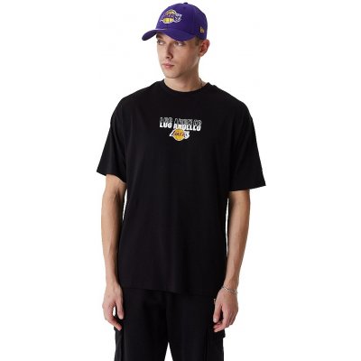 New Era City Graphic BP Oversized NBA Los Angeles Lakers Black/True Purple – Zboží Mobilmania