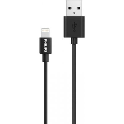 Philips DLC3104V/03 USB-A/Lightning, 1,2m, černý – Zbozi.Blesk.cz