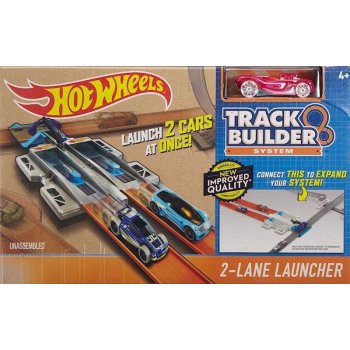 Hot Wheels Track Builder doplňky a dráhy 2 Lane Launcher