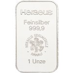 Heraeus stříbrný slitek 31,1 g – Zboží Dáma