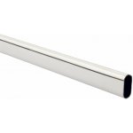 Walteco Oválná šatní tyč 1200x30x15 mm poniklovaná 92145 – Zboží Mobilmania