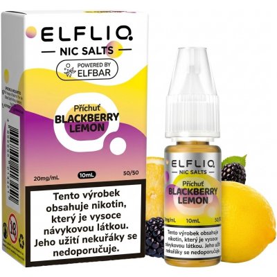 Elfliq Nic SALT Blackberry Lemon 10 ml 10 mg – Hledejceny.cz