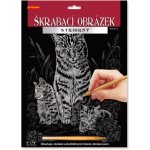 SMT Creatoys Škrabací obrázek stříbrný A4 3 druhy – Zboží Mobilmania