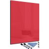 Tabule Glasdekor Magnetická skleněná tabule 30 x 40 cm červená