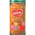 Hami Makaróny s dušeným vepřovým rajčaty a paprikou 250 g – Zboží Dáma