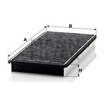 Filtr, vzduch v interiéru MANN-FILTER CUK 3360 (CUK3360) – Hledejceny.cz