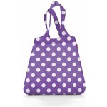 Reisenthel Mini Maxi Shopper Dots white purple – Sleviste.cz