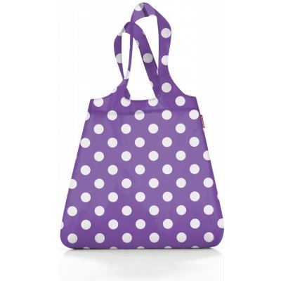 Reisenthel Mini Maxi Shopper Dots white purple – Sleviste.cz