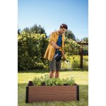 Keter Maple Square Vyvýšený záhon 106 x 32 x 106 cm hnědý 249299 – Zboží Dáma