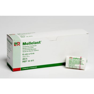 Mollelast obinadlo elastické fixační 6cm x 4m 1 ks – Hledejceny.cz