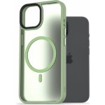 Pouzdro AlzaGuard Matte Case Compatible with MagSafe iPhone 15 Pro zelené – Zboží Živě